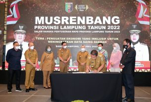 Gubernur Arinal Buka Musrenbangprov 2022, Kuatkan Ekonomi Inklusif di Tahun 2023 untuk Tingkatkan Daya Saing Daerah