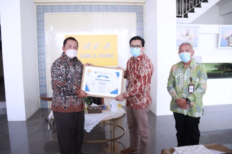 Penyaluran DAK Fisik Tercepat Gubernur Lampung Terima Penghargaan
