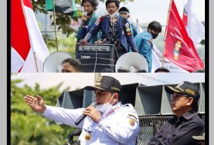 Gubernur Lampung Temui dan Berdialog Langsung Dengan Unjuk Rasa Mahasiswa