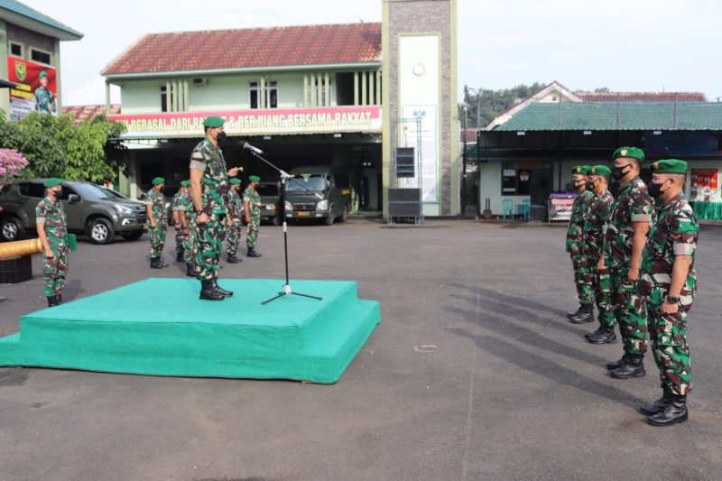 Dandim 0410/KBL Pimpin Korp Raport Kenaikan Pangkat Periode 1 April 2022