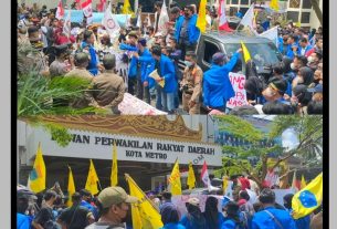 Ketua DPRD Kota Metro Provinsi Lampung Dukung Positif Orasi Mahasiswa