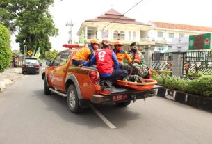 Kodim 0726/Sukoharjo, BPBD dan PMI Gelar simulasi penanganan Bencana Gempa Bumi.