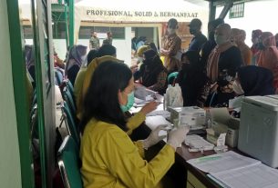 Koramil 410-01/Panjang Menggelar Serbuan Vaksinasi Booster Untuk Masyarakat