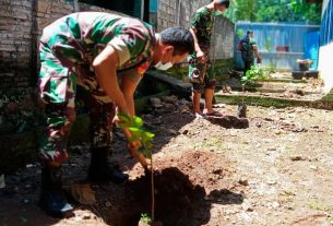 Koramil Klego Dukung Lestarikan Alam Dengan Penghijauan Makoramil