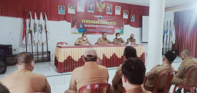 Lampung Selatan Monitoring Persiapan Lomba Desa