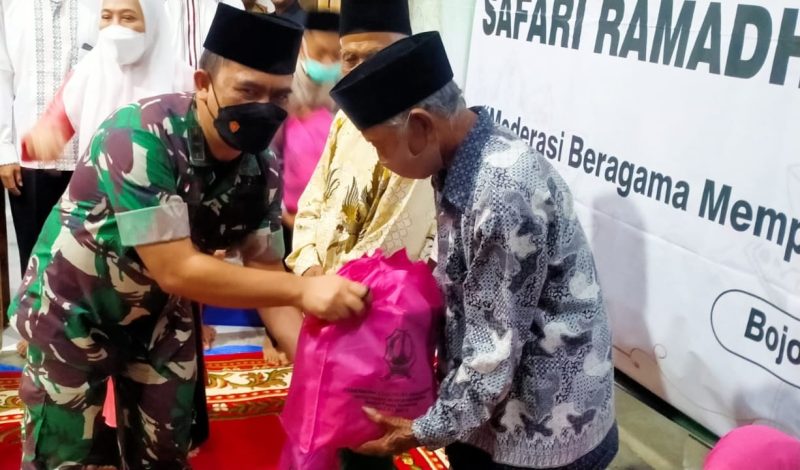 Melalui Safari Ramadhan Dandim Bojonegoro Ajak Perkuat Silaturahmi dan Sinergitas