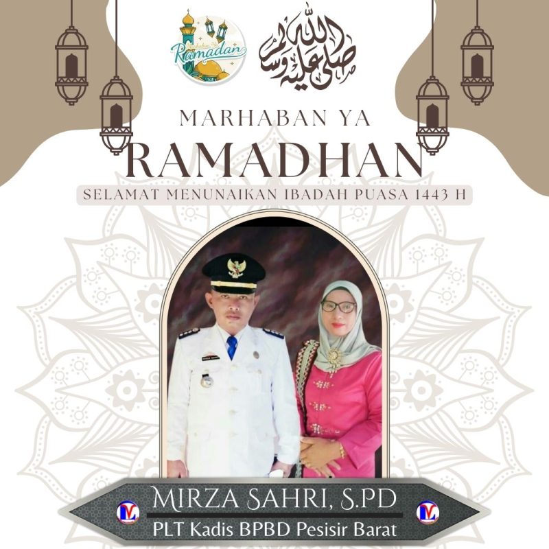 PLT Kadis BPBD Pesisir Barat: Marhaban ya Ramadhan