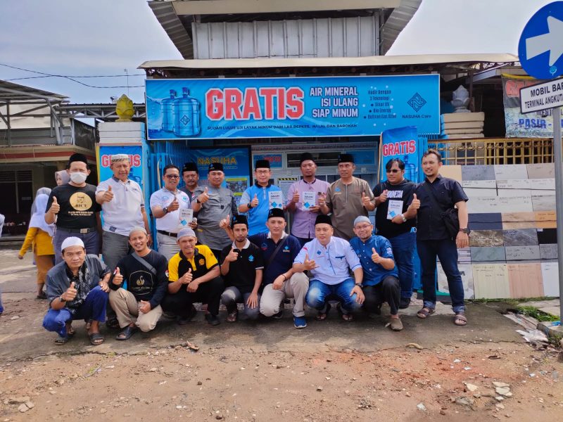 Nasuha Care Bangun Depot Air Minum Gratis Ke 45 di Lampung