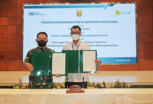 PLN dan TNI AD Teken Pakta Komitmen Dukungan Penguatan Pembinaan Teritorial
