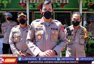 Pamatwil Polda Lampung Tinjau pos pengamanan mudik lebaran Lampung Utara