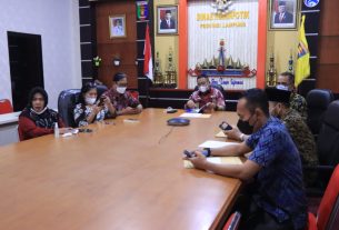 "Pemprov Lampung Ikuti Rapat Persiapan Acara Puncak Hari Otonomi Daerah ke - XXVI Tahun 2022"