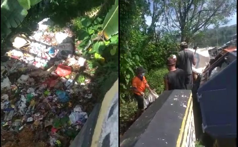 Peratin Way nukak Giat Bersih-bersih Sampah