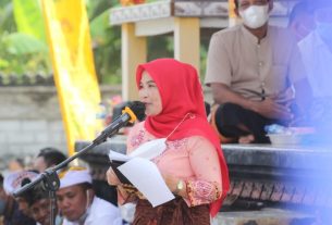 Perayaan Jelang Hari Nyepi di Lampung Selatan