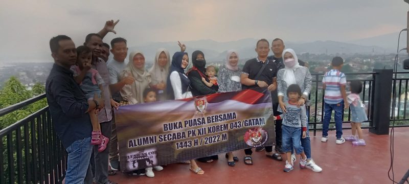 Pererat Silatutahmi, Alumni Bintara PK XII Menggelar Baksos dan Buka Puasa Bersama