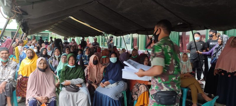 Pesan Dandim 0105/Abar Kepada Penerima BTPKLWN - TNI Manfaatkan Untuk Mencukupi Kebutuhan Primer