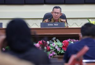 Sekdaprov Lampung Pimpin Rakor Bersama Tim P3DN