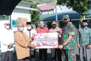 Serahkan Bantuan BTPKLWN - TNI, Dandim 0105/Abar : Manfaatkan Sebagai Bantalan Modal Usaha Di Tengah Pandemi