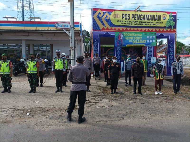 TNI-Polri Laksanakan PAM Siaga Idul Fitri 2022 di Lamtim