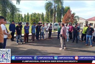 Tim satgas anti begal Sat Reskrim Polres Lampung Utara Razia