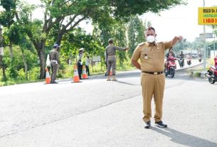 Bupati Lampung Selatan Pantau Penerapan Rekayasa Lalu Lintas