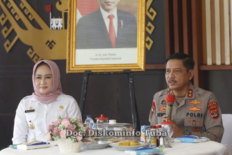 Bupati Winarti Sambut Langsung Kunjungan Kapolda Lampung