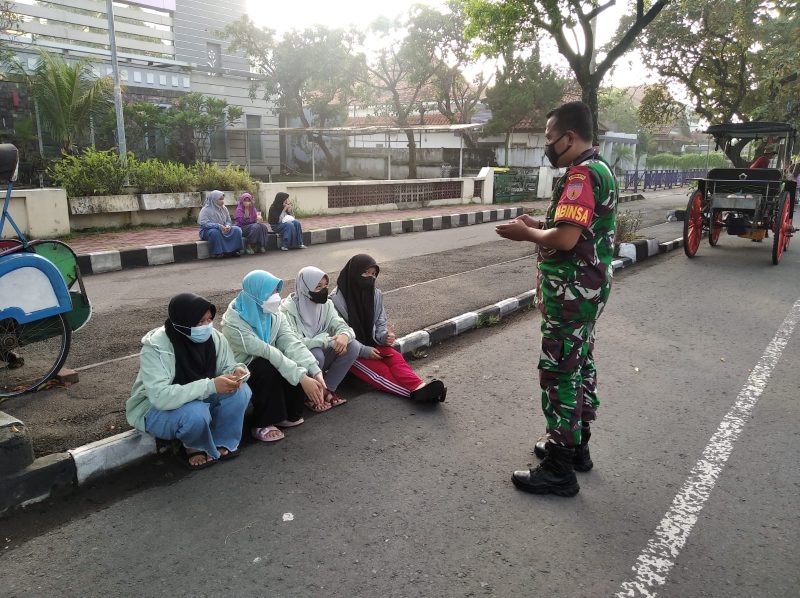 CFD Sudah Dimulai, Sertu Murdianto Himbau Pengunjung Patuhi Prokes