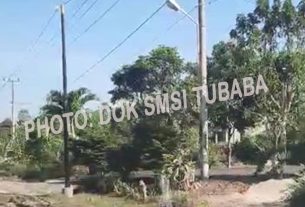 Cakram cor beton Pipa Menjulang di bibir jalan Jadi Perhatian Wakil Rakyat