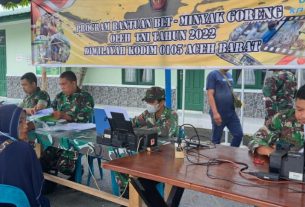 Dapat BLT Minyak Goreng, Masyarakat Berterimakasih Kepada TNI Dan Pemerintah