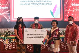 Dukung Pariwisata Kota Bengkulu, PLN Sinari Monumen Pahlawan Nasional Ibu Agung Fatmawati Soekarno