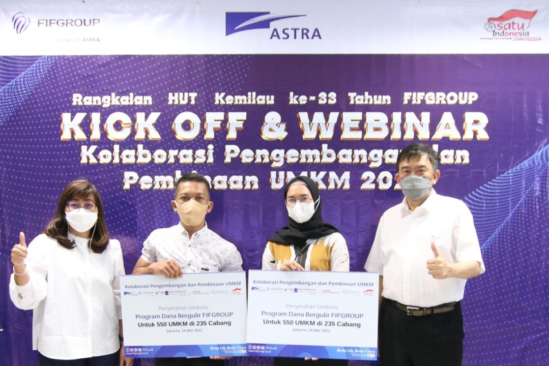 FIFGROUP Salurkan Pembiayaan Ke 550 UMKM, Dan Pembinaan Bersama Astra dan Yayasan Astra