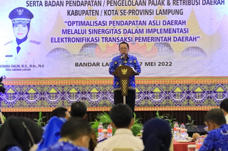 Gubernur Arinal Buka Rapat Koordinasi Badan Pendapatan Daerah bersama Perangkat Daerah Pengelola Pendapatan Provinsi Lampung