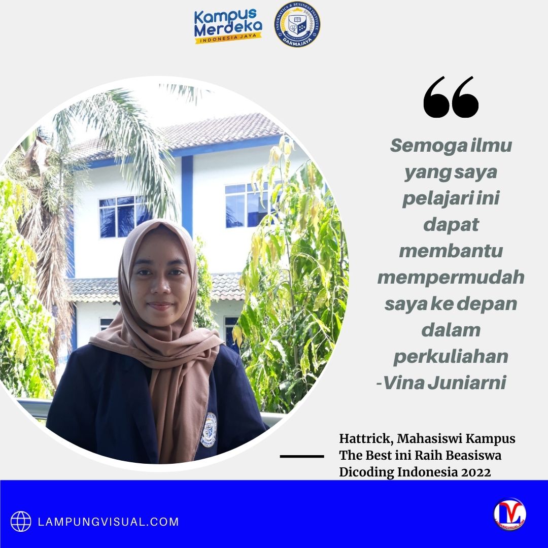 Hattrick, Mahasiswi Kampus The Best ini Raih Beasiswa Dicoding Indonesia 2022