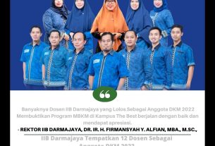 IIB Darmajaya Tempatkan 12 Dosen Sebagai Anggota DKM 2022