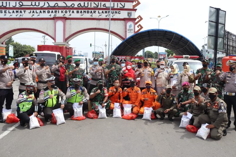 Jelang Lebaran Idul Fitri 1443 H, Dandim 0410/KBL Dan Forkopimda Pastikan Bandar Lampung Aman Dan Kondusif