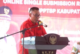 Kepala Dinas PMPPTSP Lampung Selatan Sampaikan Tujuan Bimtek LKPM dan OSS-RBA