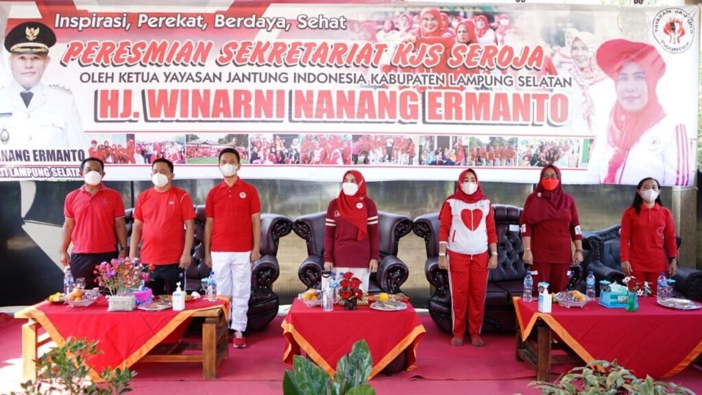 Klub Jantung Sehat Seroja Diresmikan Ketum YJI Lampung Selatan