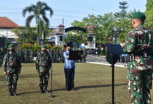 Kodim Sragen Gelar Upacara 17-an Setelah Lama Pandemi