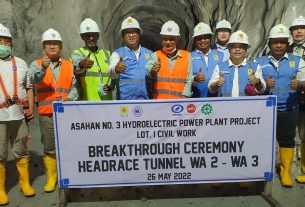 Kontruksi PLTA Asahan 3 Capai 55,44 Persen, PLN Selesaikan Pengeboran Headrace Tunnel