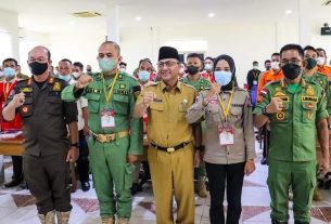 Linmas di Muba Dibekali Pelatihan untuk Cegah dan Mitigasi Bencana