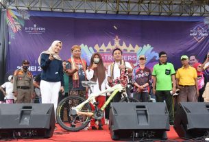 M Dawam Hadiri Acara Social Healing Even E-TROOPERS Lampung FEST 2