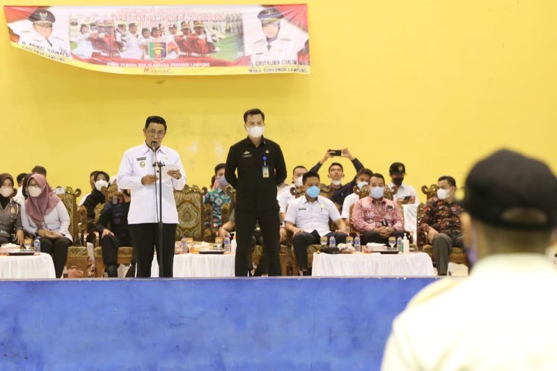 Pembukaan Seleksi Calon Paskibraka 2022, Gubernur Arinal Berharap Peserta Beri Sumbangsih Nyata dalam Kehidupan Berbangsa dan Bernegara