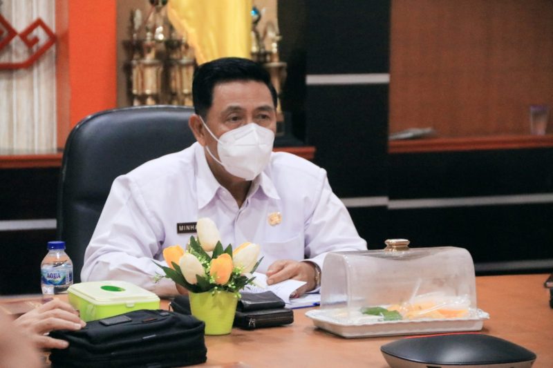 Pemprov Lampung Ikuti Rapat Penyampaian Hasil Evaluasi Laporan Penerapan SPM Tahun 2021