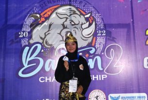Pendekar Silat IIB Darmajaya ini Juara di Kejurnas Pencak Silat Banten Championship 2