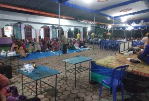 Pengajian Dalam Rangka Halal Bihalal di Desa Binaan, Begini Sambutan Babinsa Kaliwedi