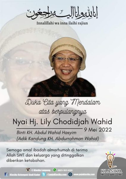 "Perempuan Besi Yang Tangguh" Lily Wahid Berpulang, Lampung Melara