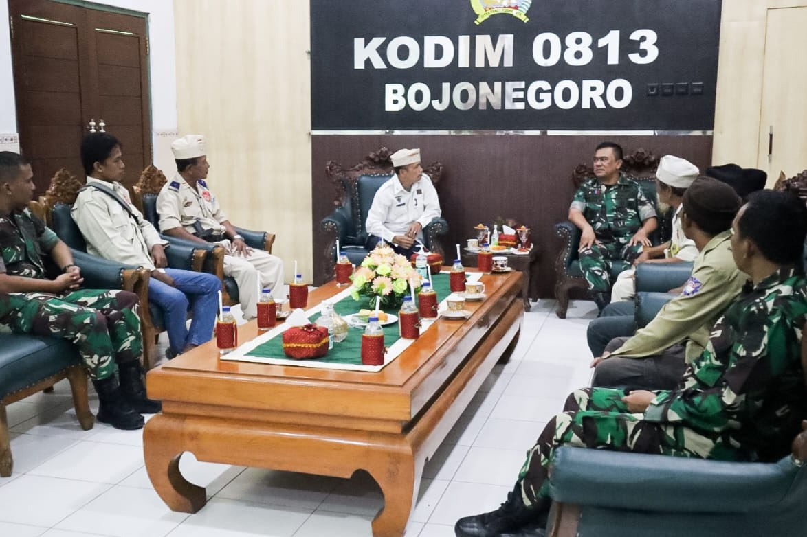 Perkuat Sinergitas, Pengurus KOSTI Silaturahmi ke Markas Kodim Bojonegoro