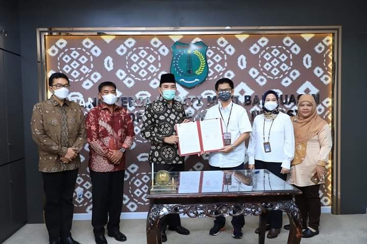 Plt Bupati Beni Hernedi Tandatangani MoU dengan PT Bina Karya Persero