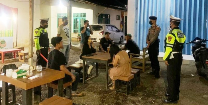 Polres Tulang Bawang Gelar KRYD di Dua Lokasi Berbeda Secara Bersamaan