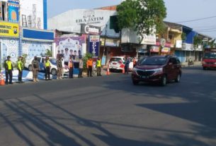 Puncak Arus Balik Idul Fitri 1443 Hijriyah, Petugas Gabungan Bojonegoro Siaga di Perbatasan