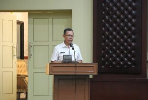 Sekdaprov Buka Rapat Koordinasi Pengawasan Intern Keuangan dan Pembangunan Wilayah Provinsi Lampung